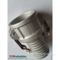 Aluminum cam and groove coupling type C